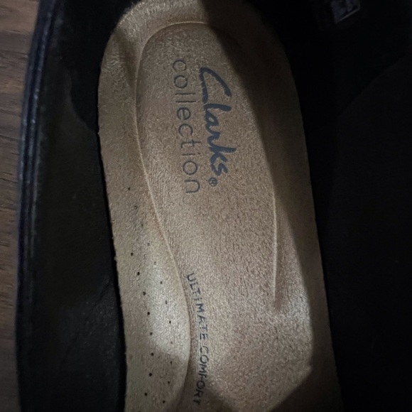 Clarks Juliet Palm Slip-On Black Shoes Size 8 - Picture 7 of 7